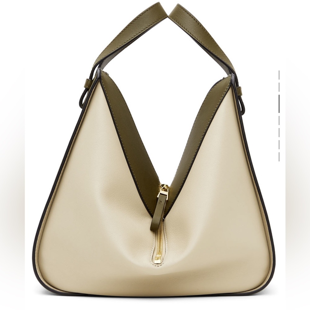 Host pick 🥳Authentic Loewe small hammock Olive and Cream Tote Bag - Picture 5 of 6